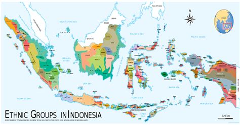 ethnic map of indonesia